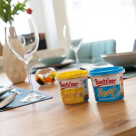 Savor Appartement 5 Personen 2 Schlafzimmer Babybett Netflix Balkon Zentrum Bautzen Luaran gambar